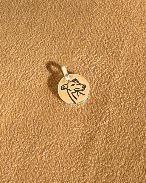 Medalla Grabada Plata 925